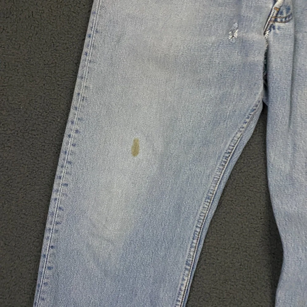 Vintage Levis 501 Jeans Mens FITS Men 33x30 Denim Button Fly Distressed Made USA